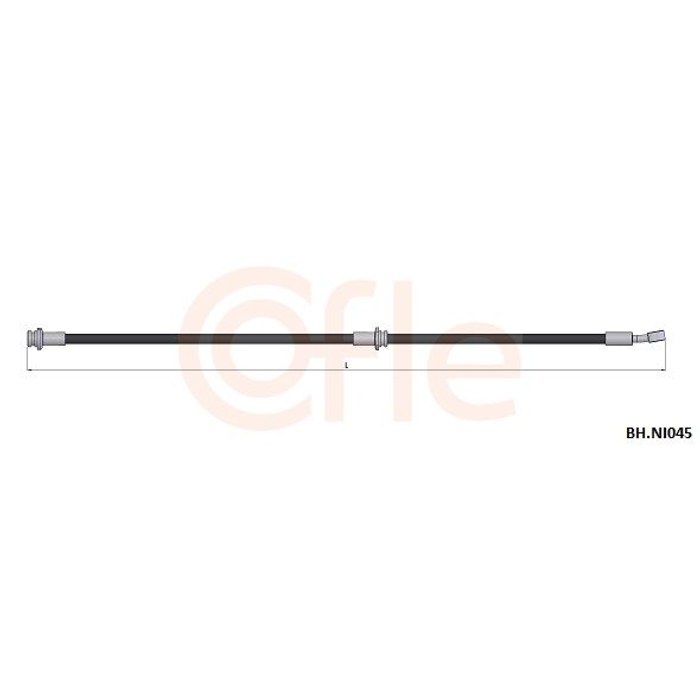 FLEXIBLE FREIN AV NISS QASHQAI I (J10, NJ10) | DUALIS 46210JD000 6T48504 — COFLE 92.BH.NI045