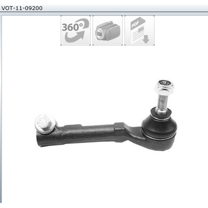 ROTULE DE DIR G AR REN CLIO I 90--98 MEG 95-03 91-00480-2 7701041311 — VOTTO VOT-11-09201