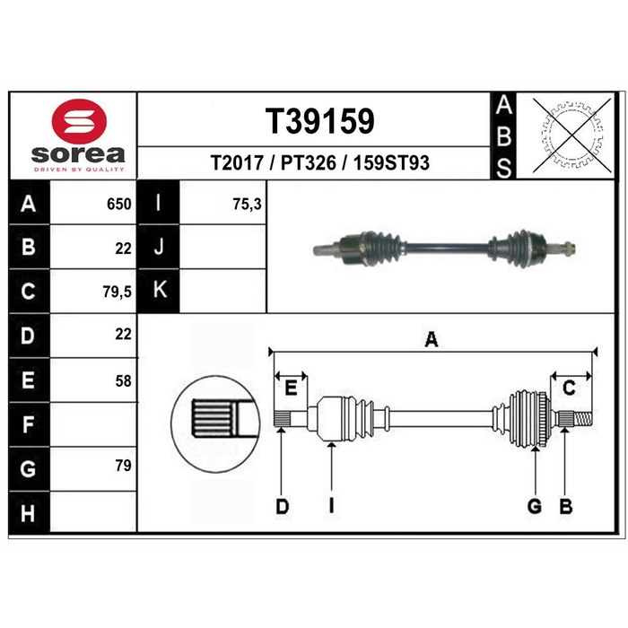 TRANSMISSION BIPPER NEMO 1.4ESS G — SOREA SET39159