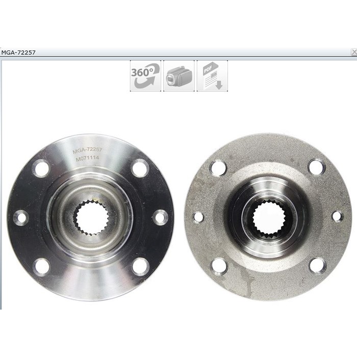 MOYEUX DE ROUE MEGANE II CLIO III LAGUNA II 8200308649 6045 — MGA MGA-72257
