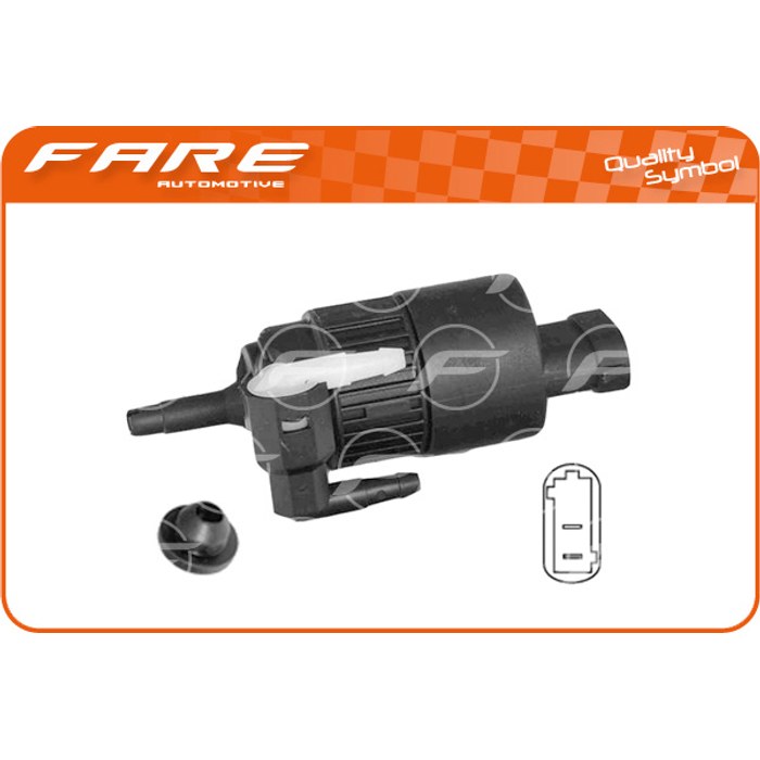 POMPE LAVE GLACE 2 SOR REN  CLIO II MEG II LAGUNA I — FARE 9725