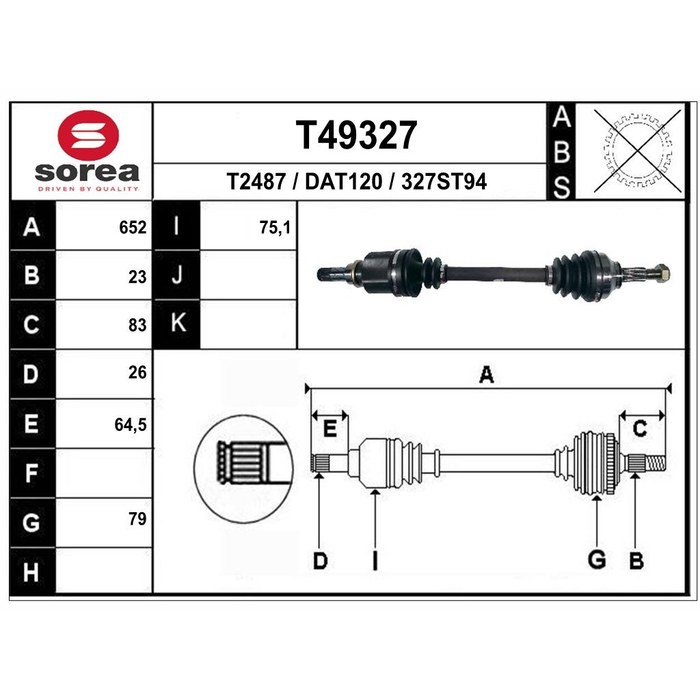 TRANSMISSION DACIA LOGAN SANDERO 1.5 DCI G — SOREA SET49327