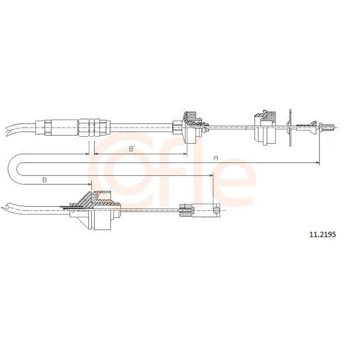 CABLE EMB PSA BERL-PART REG AUTO 2150R1/9621451080 — COFLE 92.11.2195