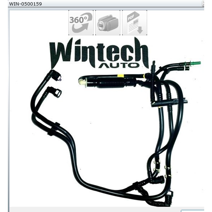 TUYAUTERIE DE CARBURANT C2 C3 207 307 308 1.6HDI 1574T5 — MGA WIN-0500159