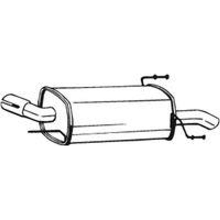 SILENCIEUX ARR OPEL ASTRA G REF 4602005 805092 — EHK 4602005