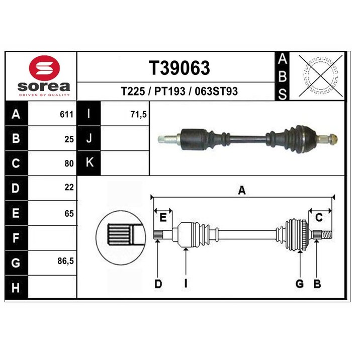 TRANSMISSION 306 ESS NM G — SOREA SET39063