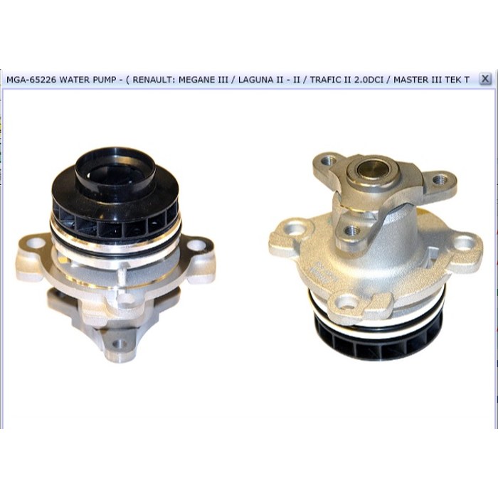 POMPE A EAU MEGANE III LAGUNA II TRAFIC II 2.0DCI PA1037 — MGA MGA-65226