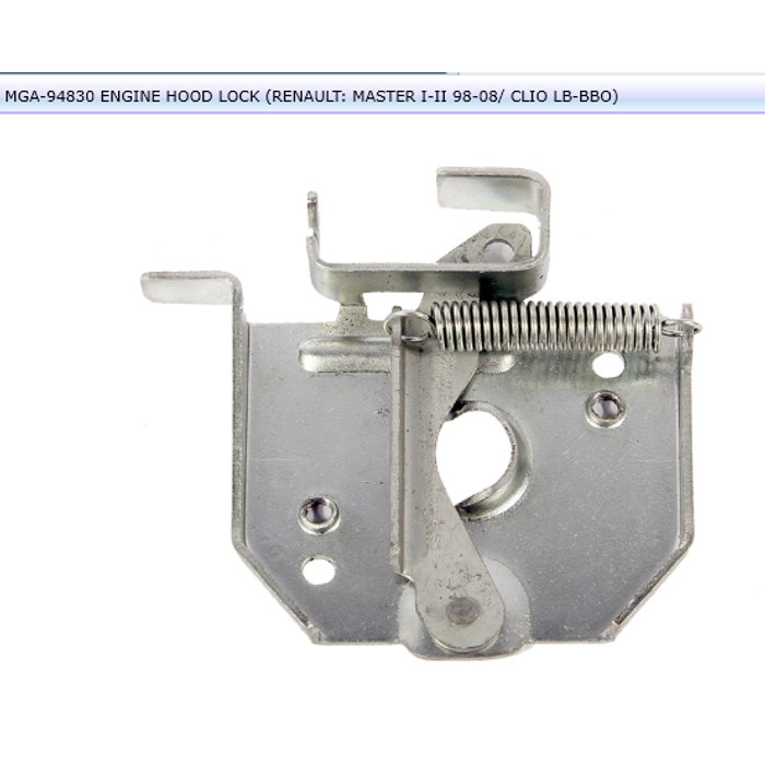 SERRURE REN MASTER I II 98-08 CLIO 7700352729 — MGA MGA-94830