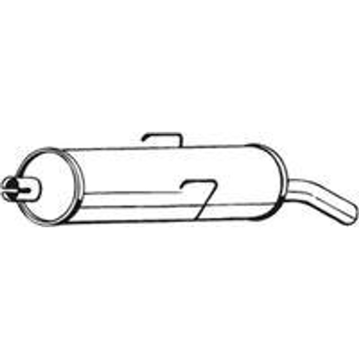 SILENCIEUX ARR PEUGEOT 205 REF 4603004 805007 — EHK 4603004