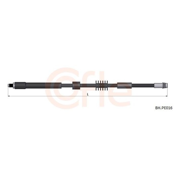 FLEXIBLE FREIN AV PSA PARTNER B9 BERLINGO B9 C4 GRAND PICASSO 4806G4 6T48127 — COFLE 92.BH.PE016