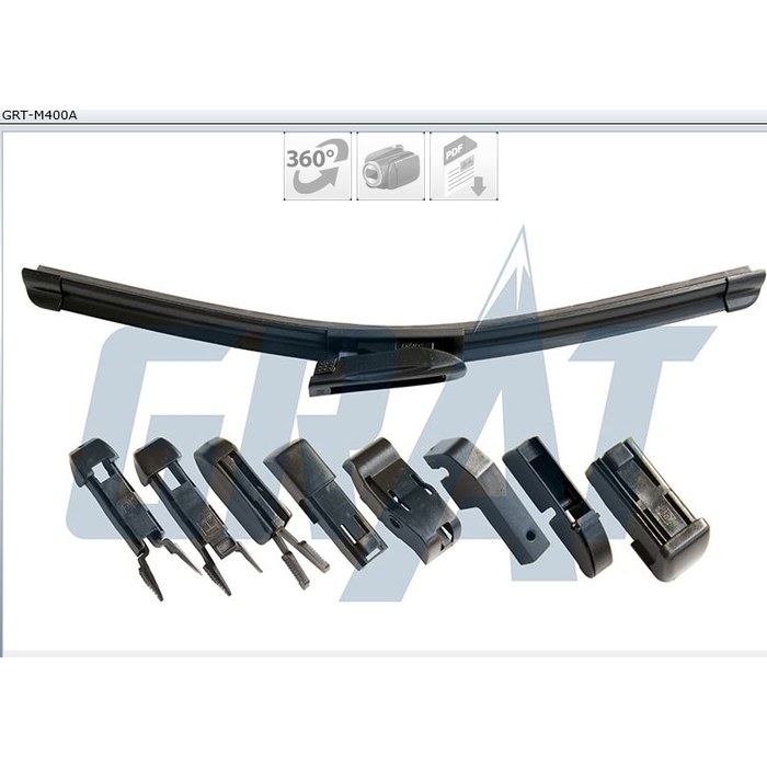 BALAIS ESSUIE GLACES RACLETTE 75CM — MGA GRT-M750A