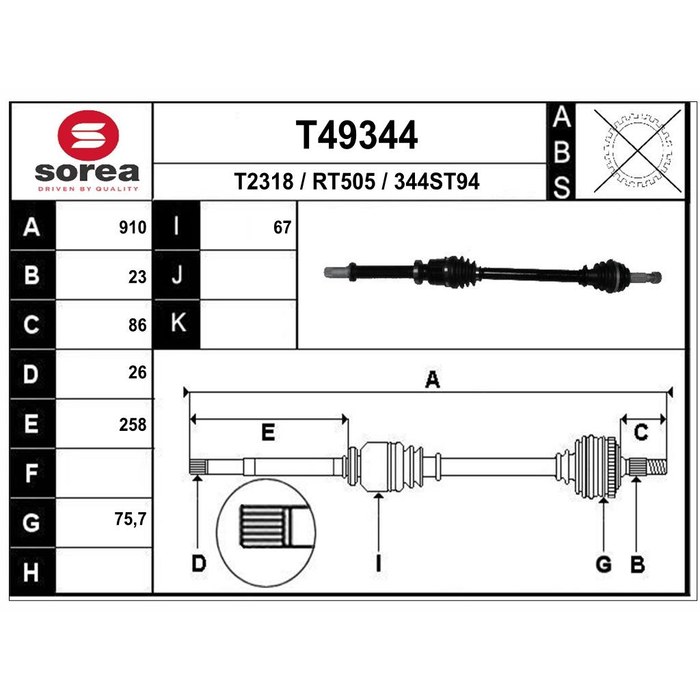 TRANSMISSION CLIO IV 1.2 16V D — SOREA SET49344