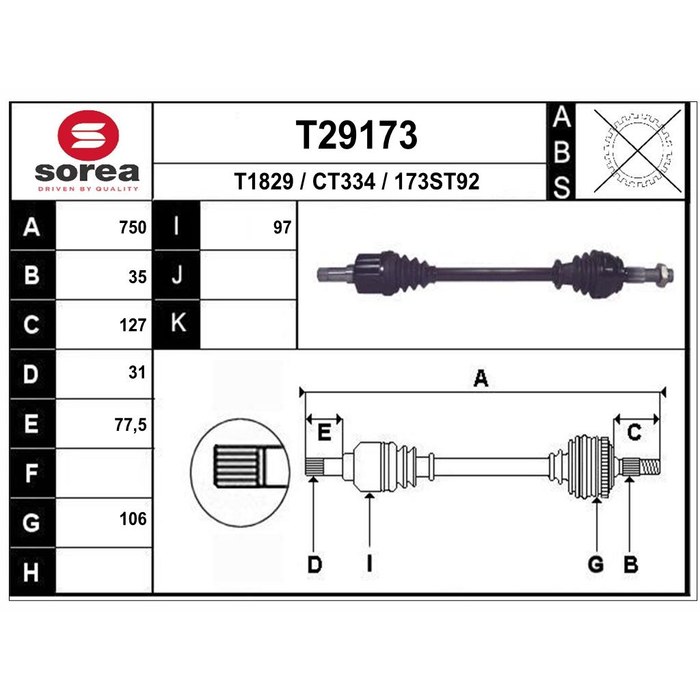 TRANSMISSION JUMPER III BOXER III — SOREA SET29173