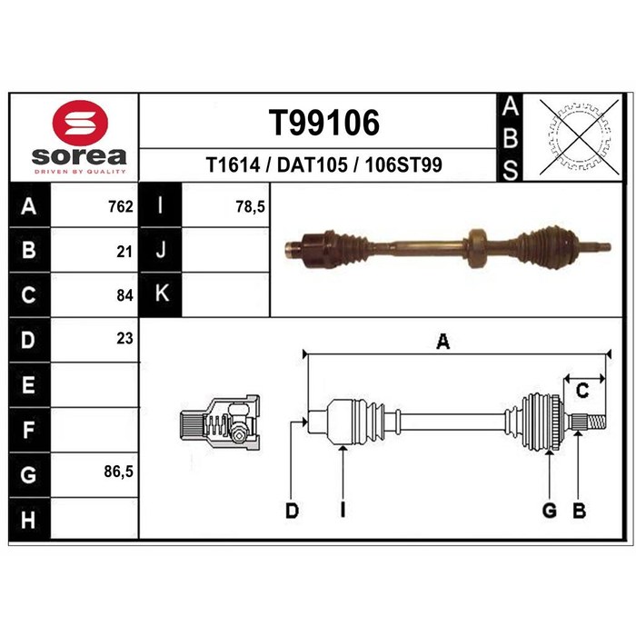 TRANSMISSION D DACIA LOGAN SYMBOL NM ESS — SOREA SET99106