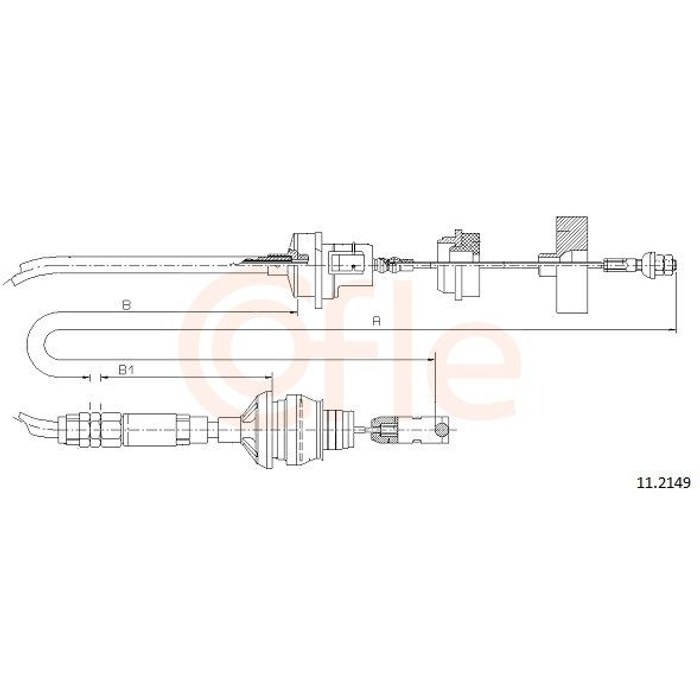 CABLE EMB PSA BERL-PART-306 REG AUTO 2150E8/2150K3/2150G9/2150J1/2150V9/2150R2 — COFLE 92.11.2149