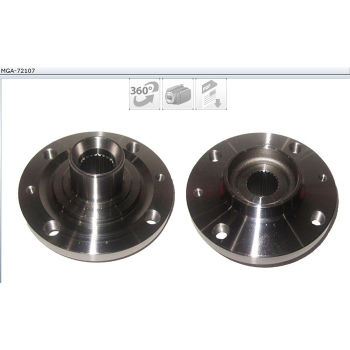 MOYEUX DE ROUE AV 306 307 205 308 406 PARTNER 330772 — MGA MGA-72107