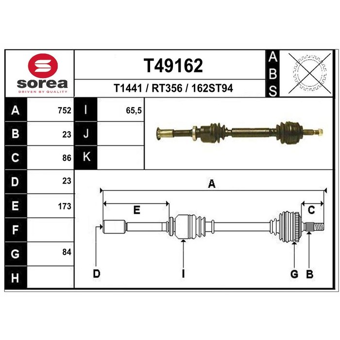 TRANSMISSION MEGANE SENIC D 1.9 DCI — SOREA SET49162