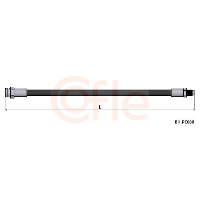 FLEXIBLE FREIN AR PSA 205 309 JUMPER BOXER 481633 6T46554 — COFLE 92.BH.PE086