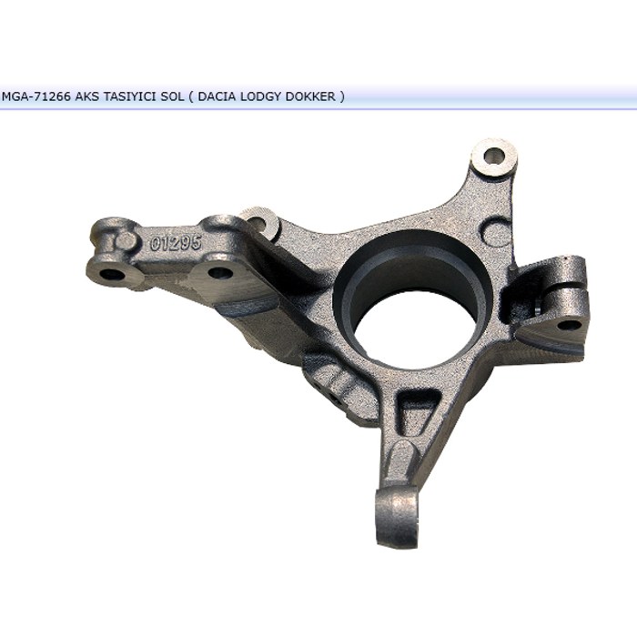 FUSEE METALIQUE AVANT G DACIA DOKKER 400116210R — MGA MGA-71266