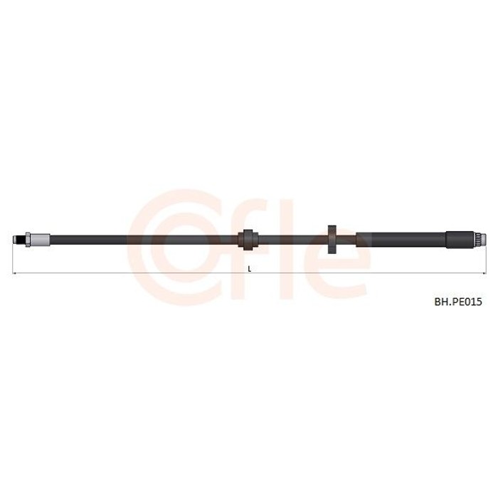 FLEXIBLE FREIN AV PSA C3 II III C4 DS3 2008 208 4806K7 6T48339 — COFLE 92.BH.PE015