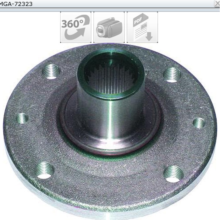 MOYEUX DE ROUE CLIO SYMBOL 402022048R 6045 — MGA MGA-72323