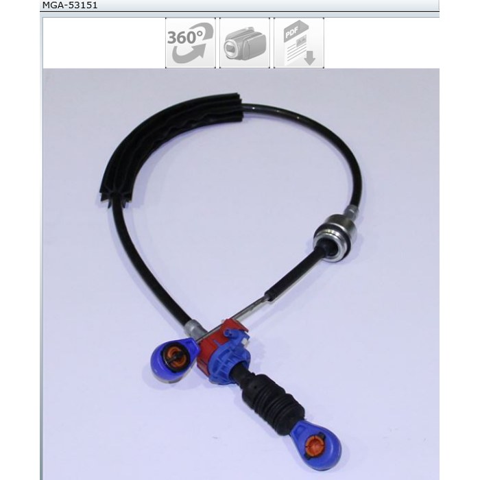 CABLE VITESSE BLEU MEGANE II 7701474700 D — MGA MGA-53151