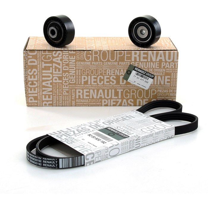 KIT ALTERNATEUR REN CLIO II 4PK1538 + 2TENDEUR — RENAULT 7701477533