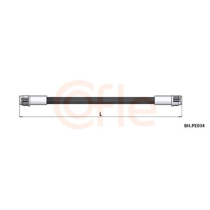 FLEXIBLE FREIN AR PSA 301 C-ELYSEE C3 III 207 208 4806G2 6T48048 — COFLE 92.BH.PE034