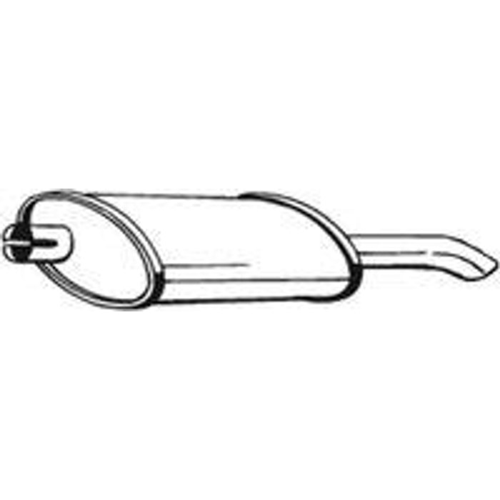 SILENCIEUX ARR OPEL KADETT REF 4609005E 805099L — EHK 4609005E
