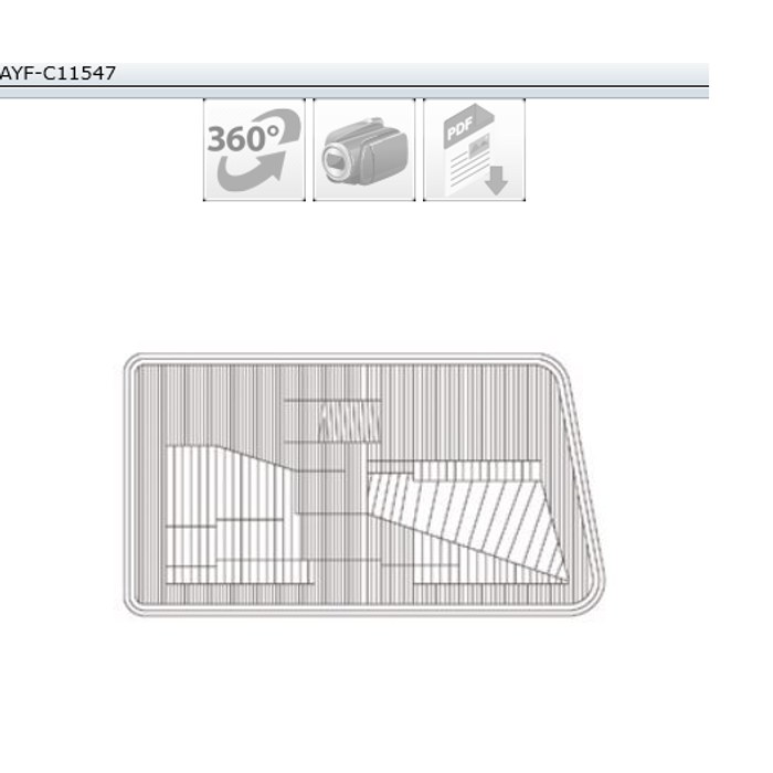 VERRE DE PHARE G IVECO DAILY — MGA AYF-C11547