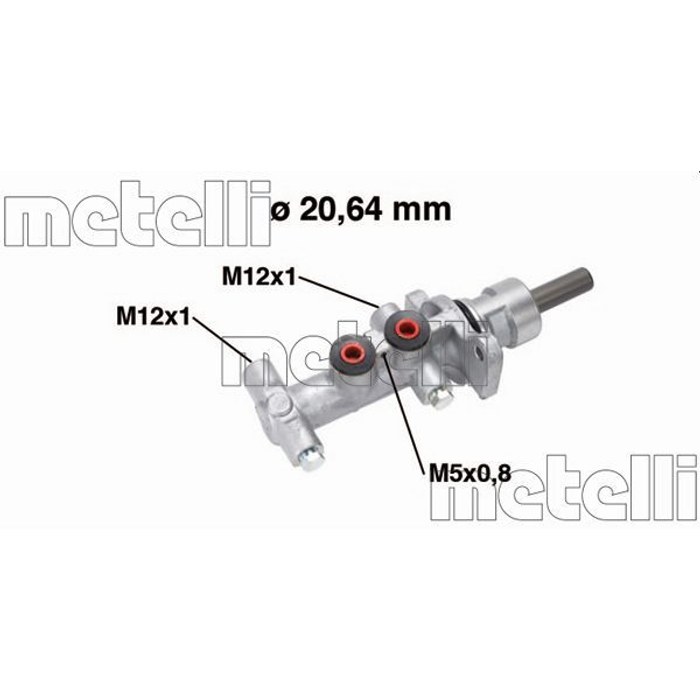 MAITRE CYLINDRE REN TRAFIC II OPEL VIVARO 7701208267 LPR1471 — METELLI 050768
