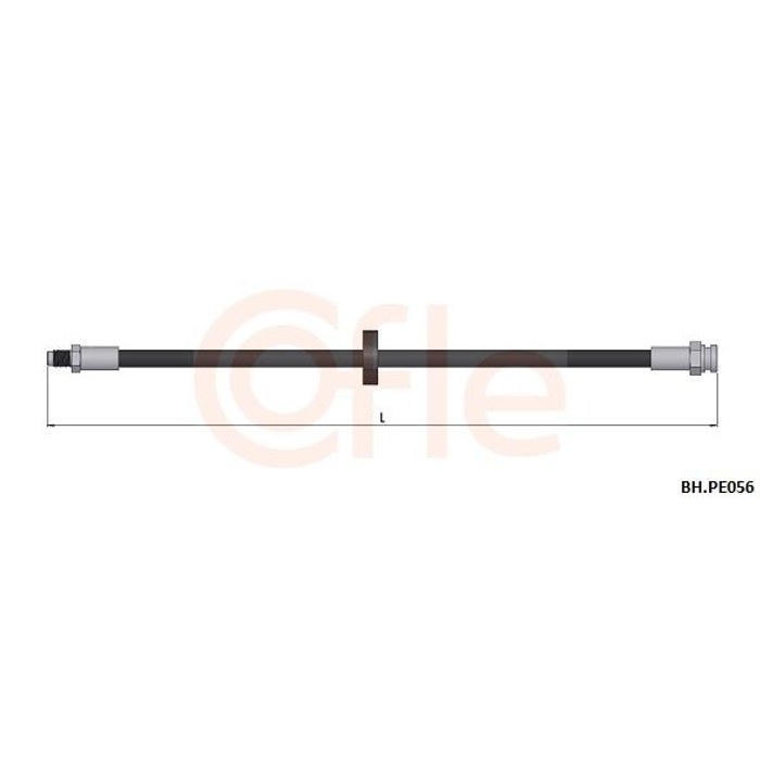 FLEXIBLE FREIN AR PSA BOXER I JUMPER I 4806C7 6T48644 — COFLE 92.BH.PE056