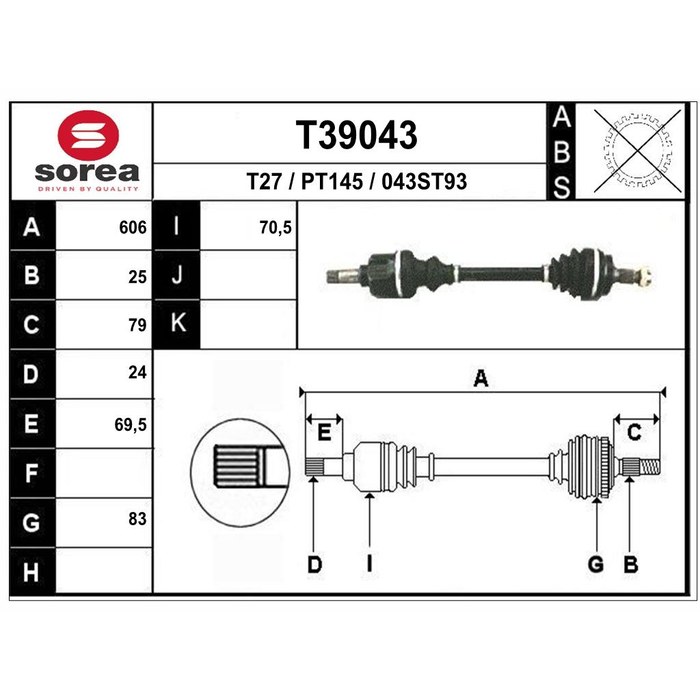 TRANSMISSION 405 DIE/ESS G 301509 — SOREA SET39043