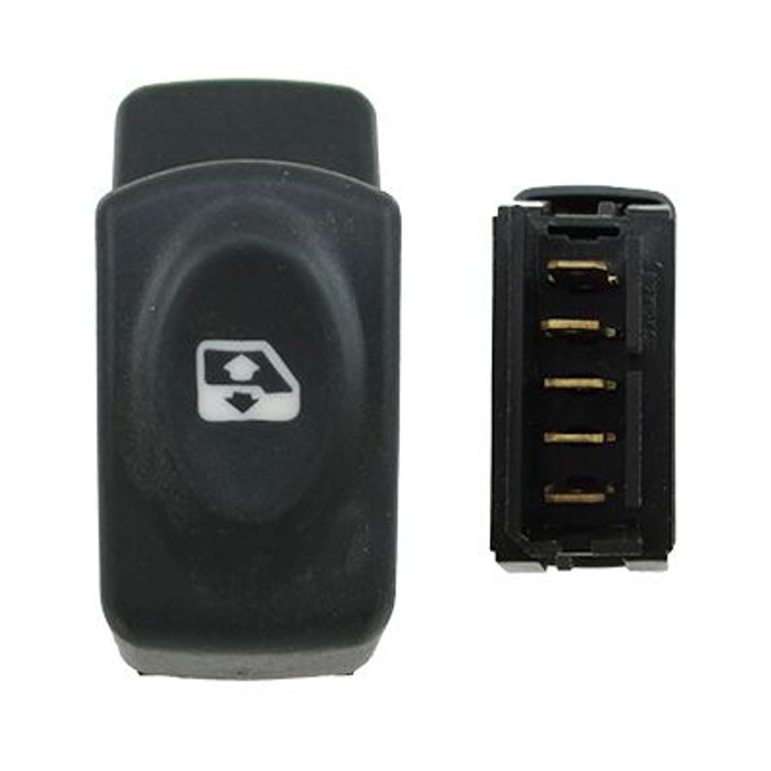 BOUTON LEVE VITRE SIMPLE 5 FICHE CLIO II/MGN — MGA MGA-31144