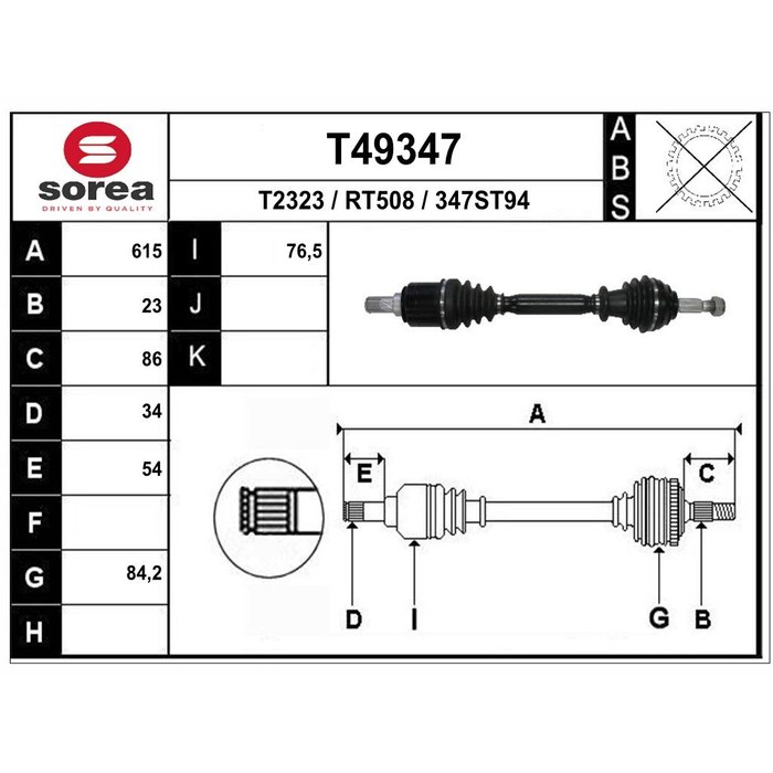 TRANSMISSION CLIO IV 1.5 DCI G — SOREA SET49347