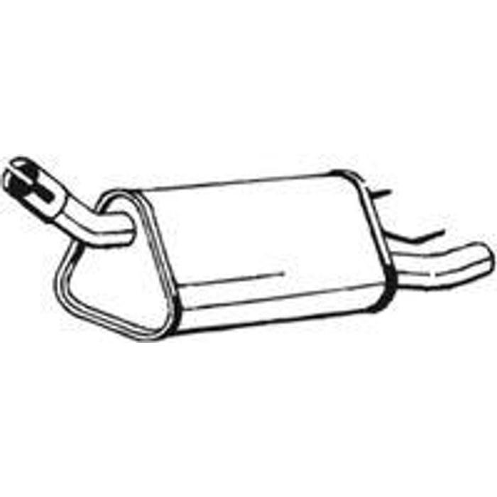 SILENCIEUX ARR OPEL CORSA. 4 CYL REF 4602002
 805340 — EHK 4602002