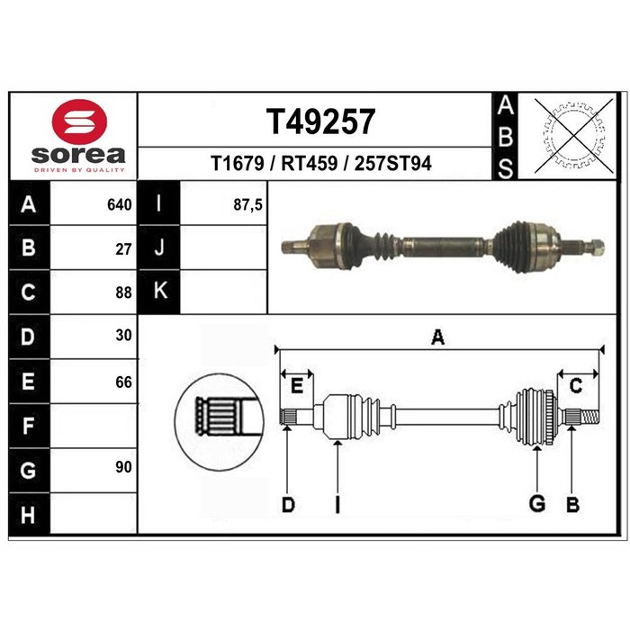 TRANSMISSION G LAGUNA III 2.0 DCI 2.0 ESS — SOREA SET49257