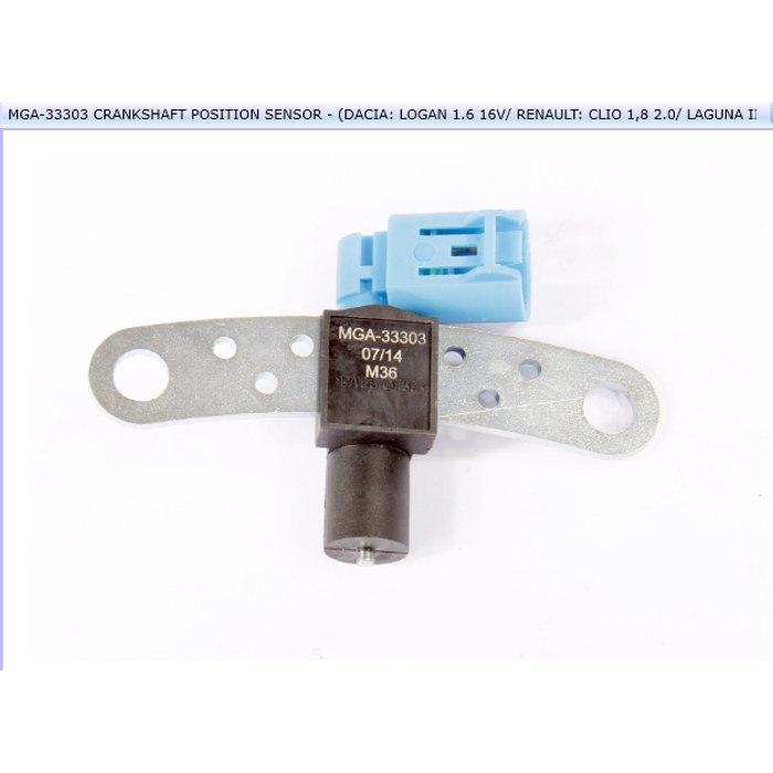 CAPTEUR DE DEPOSITION LOGAN 1.6 CLIOI LAGUNA MEGANE 8200647554 — MGA MGA-33303