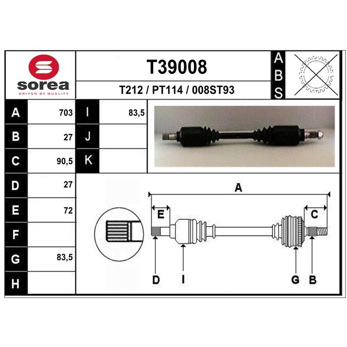 TRANSMISSION 504 — SOREA SET39008