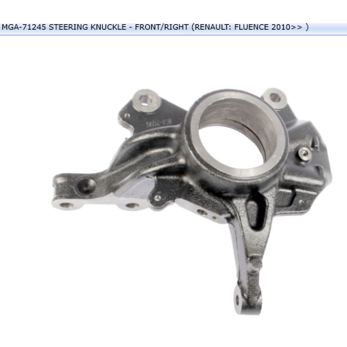 FUSEE METALIQUE AVANT D REN FLUENCE 2010 400147163 — MGA MGA-71245