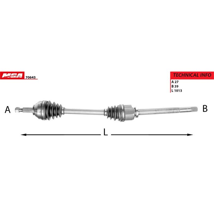TRANSMISSIO D REN TRAFIC II 2.0DCI T49278 — MGA MGA-70643