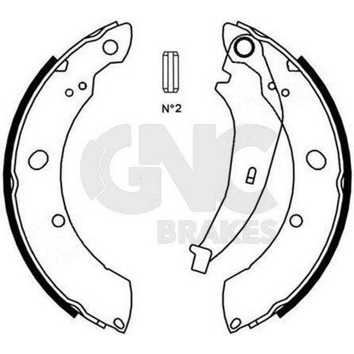JEUX MACHOIRE AR VW POLO V SKODA RAPID 01182 VAG — GNC G0846